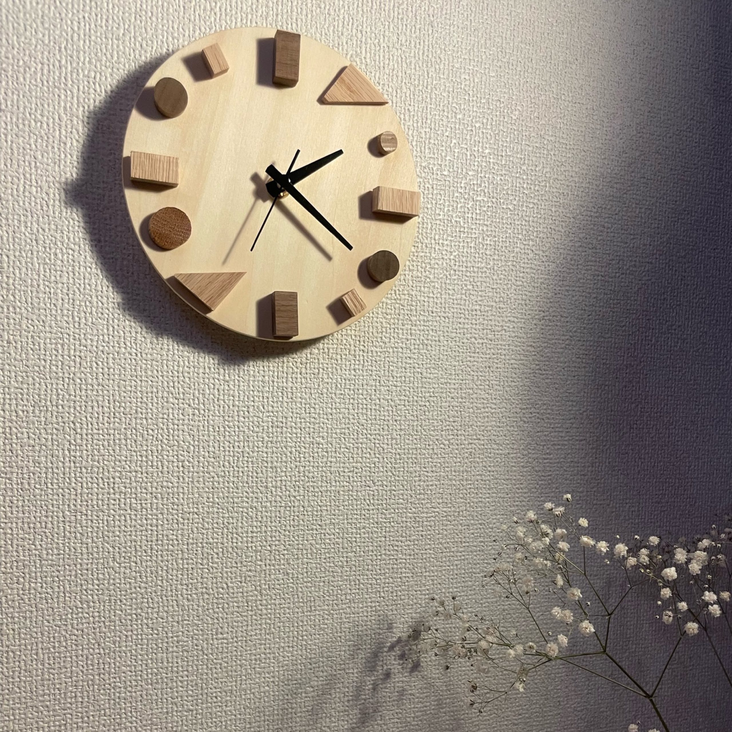 家具の端材を使った木の時計を作る　ワークショップのご案内