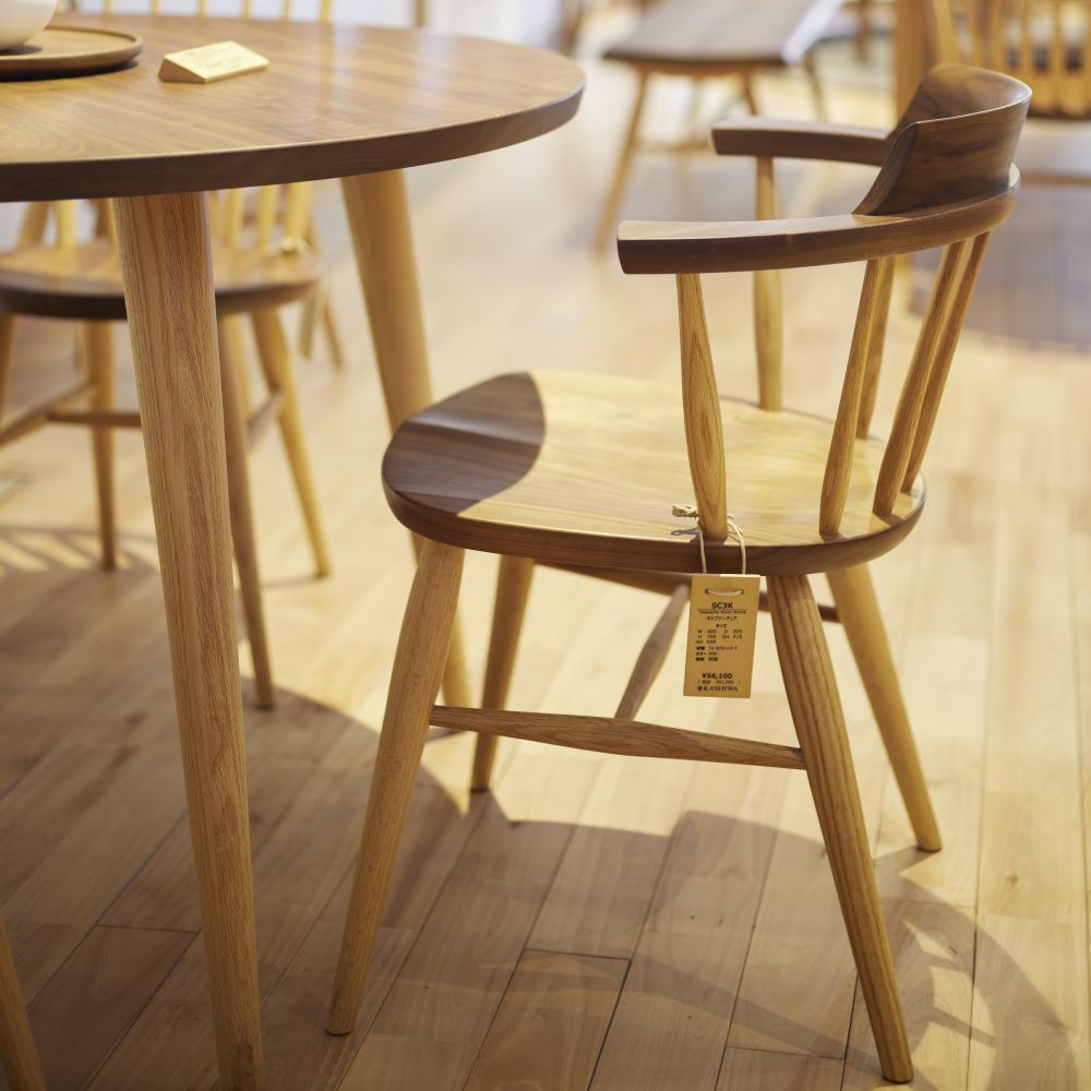 GMGS202B○柏木工 / KASHIWA ダイニングチェア キャプテンチェ 【公式