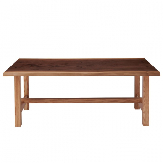 WAZAダイニングテーブル(1650・1800)(天板ウォルナット+脚部オーク)