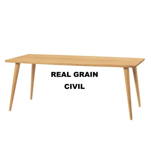 REAL GRAIN CIVILダイニングテーブル(1950・2100)(オーク仕様)