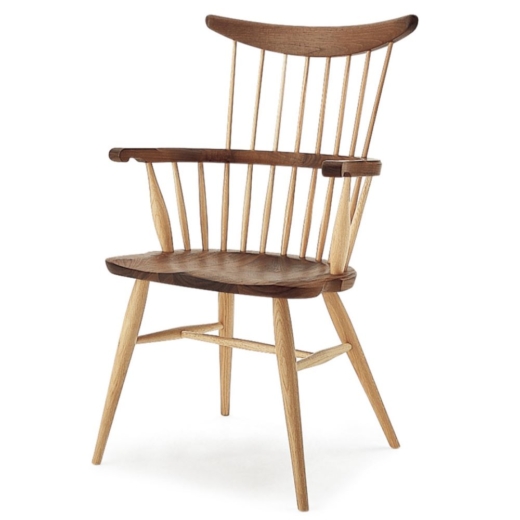 ナラ材楢材剥離家具ストリップド家具柏木工アームチェアラタンNZ